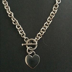 SILVER HEART NECKLACE